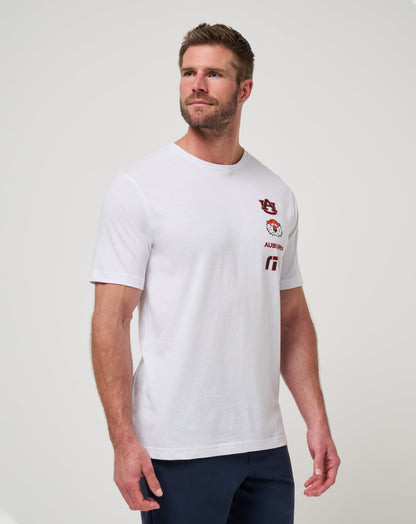 Auburn Playoffs 2.0 Tee White | Travis Mathew New