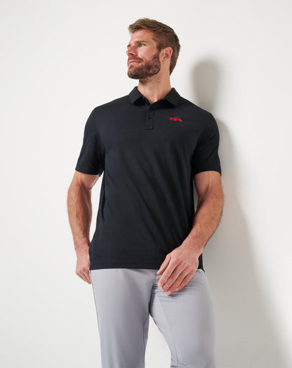 Arkansas School Pride Polo Black | Travis Mathew Latest