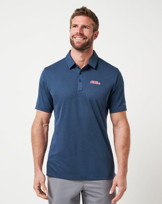 Mississippi School Pride Polo Navy | Travis Mathew Best Seller