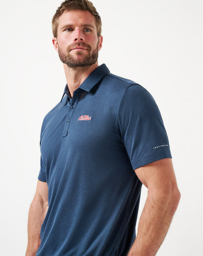 Mississippi School Pride Polo Navy | Travis Mathew Best Seller