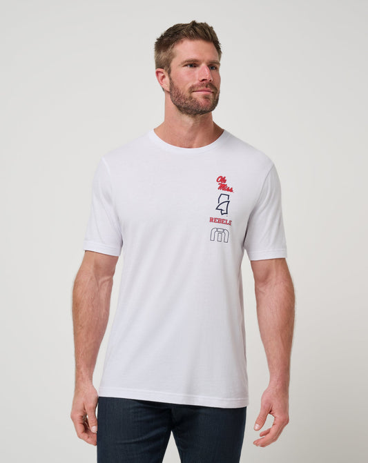 Mississippi Playoffs 2.0 Tee White | Travis Mathew Latest