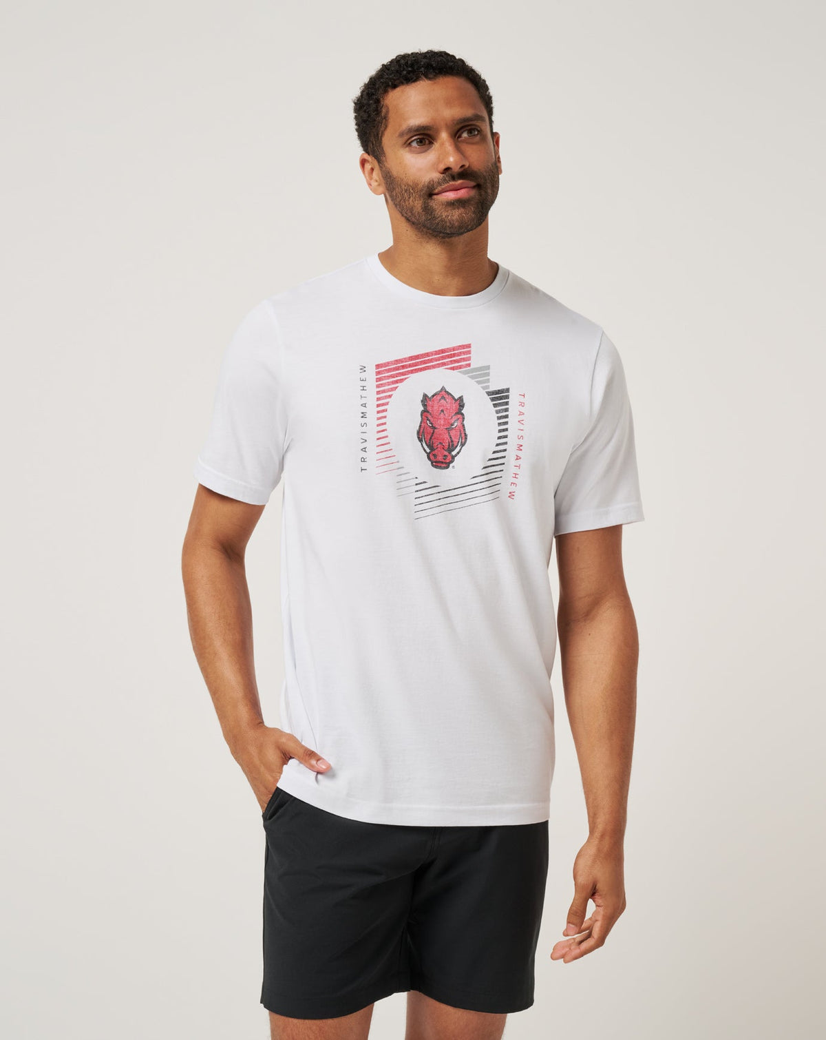 Arkansas Underdogs Tee White | Travis Mathew Great Value