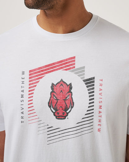 Arkansas Underdogs Tee White | Travis Mathew Great Value