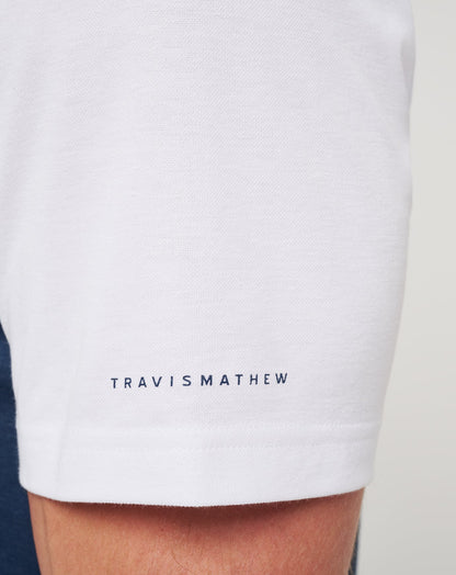 Mississippi Drop Back Polo White/Navy | Travis Mathew Trending