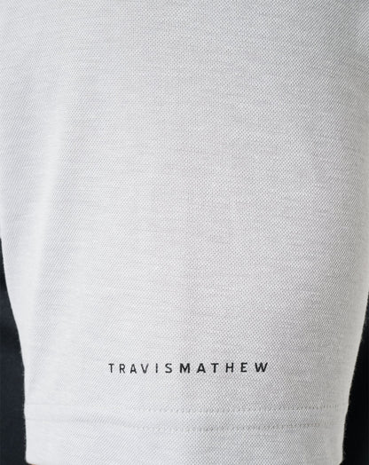 Alabama Drop Back Polo Heather Grey/Black | Travis Mathew Value