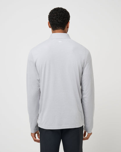 USC Time To Tailgate Quarter Zip Heather Grey | Travis Mathew Trusted