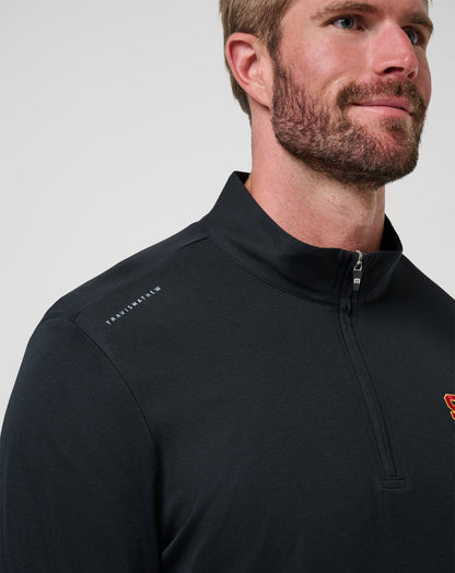 USC Time To Tailgate Quarter Zip Black | Travis Mathew Trending