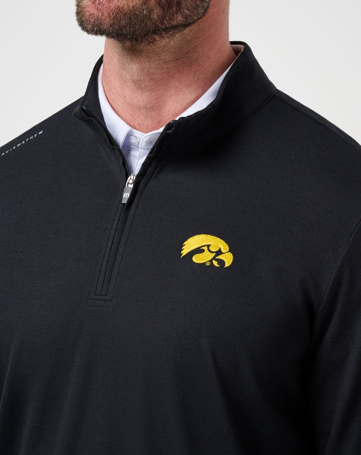 Iowa Time To Tailgate Quarter Zip Black | Travis Mathew Deals