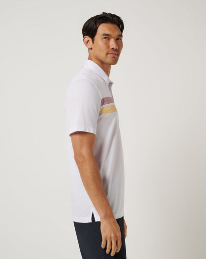 USC Top Recruit Polo White/Cardinal | Travis Mathew Quality