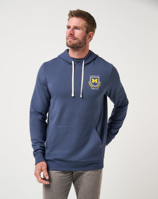 Michigan Stadium Hoodie Mood Indigo | Travis Mathew Quality