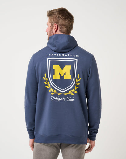 Michigan Stadium Hoodie Mood Indigo | Travis Mathew Quality
