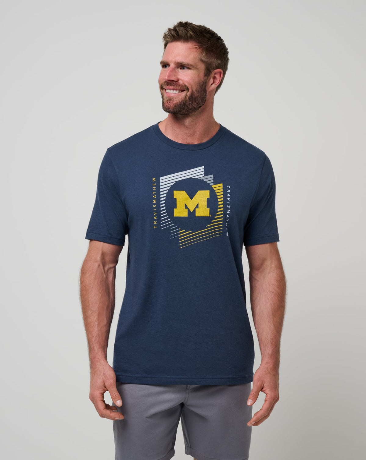 Michigan Underdogs Tee Navy | Travis Mathew Discount