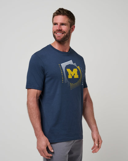 Michigan Underdogs Tee Navy | Travis Mathew Discount