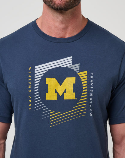 Michigan Underdogs Tee Navy | Travis Mathew Discount