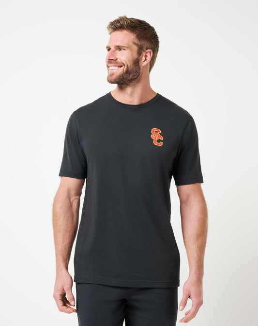 USC Friendly Rivalry Tee Black | Travis Mathew Customer Favorite