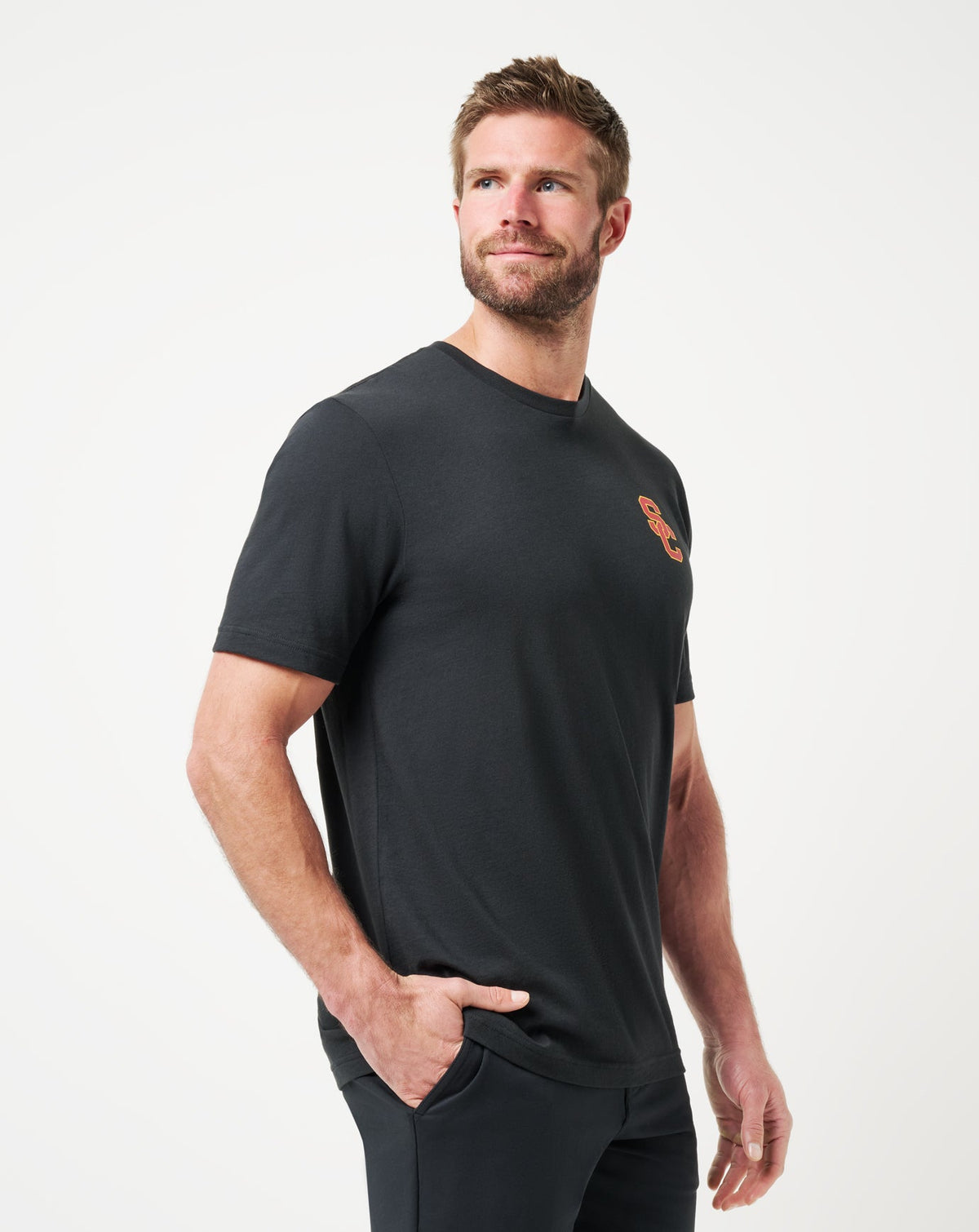 USC Friendly Rivalry Tee Black | Travis Mathew Customer Favorite