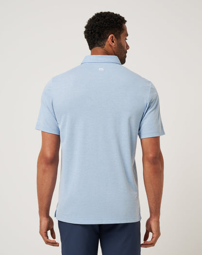 UCLA School Pride Polo Heather Blue | Travis Mathew Trusted
