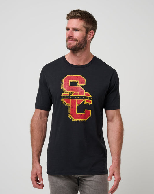 USC Fight Song Tee Black | Travis Mathew Recommended