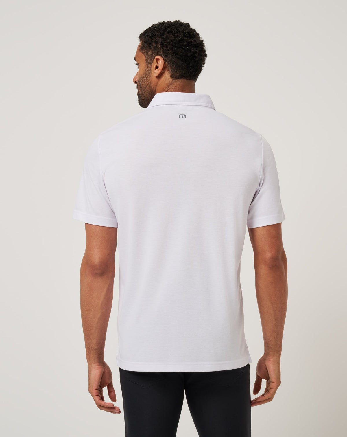 Iowa Top Recruit Polo White/Black | Travis Mathew Everyday