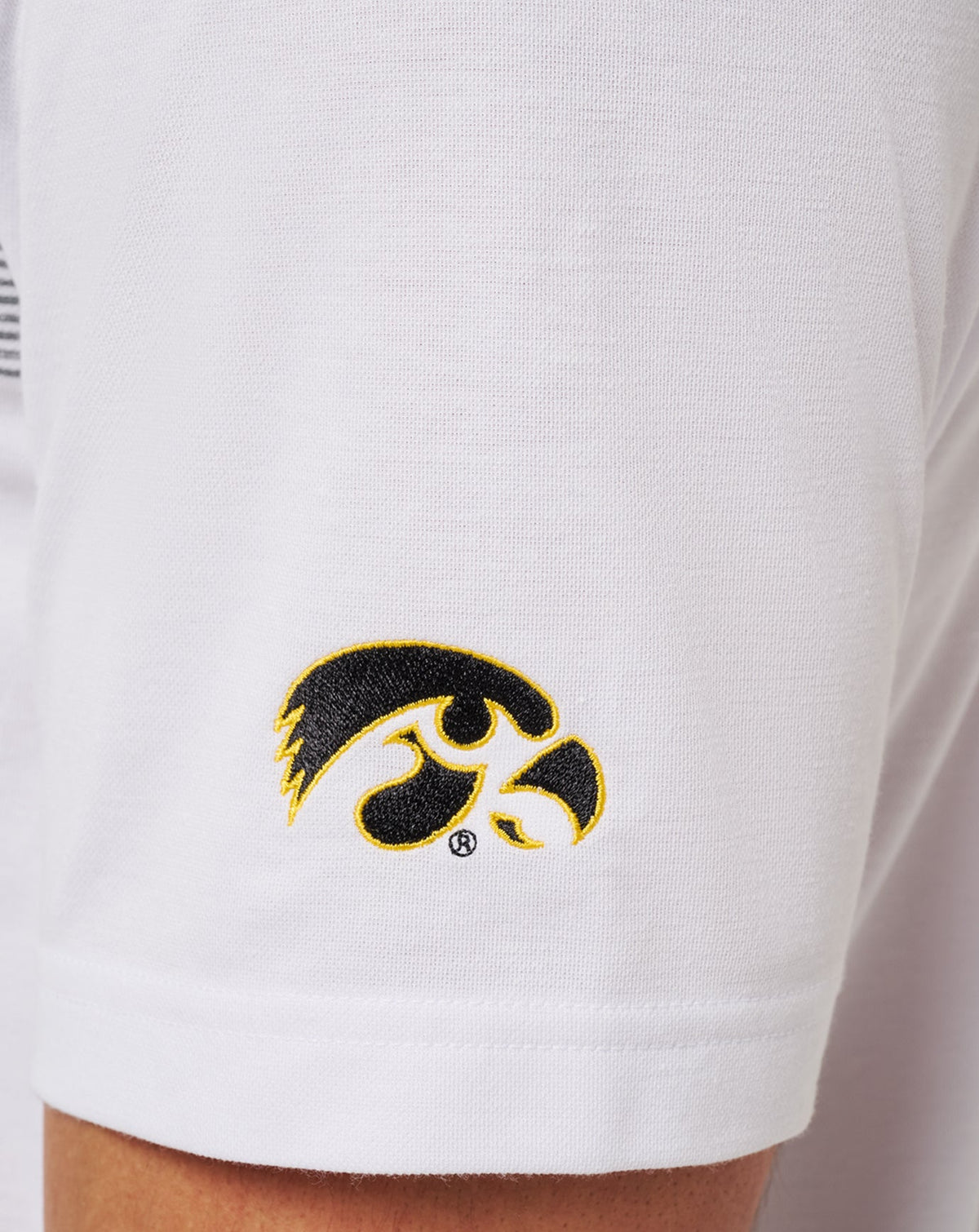 Iowa Top Recruit Polo White/Black | Travis Mathew Everyday