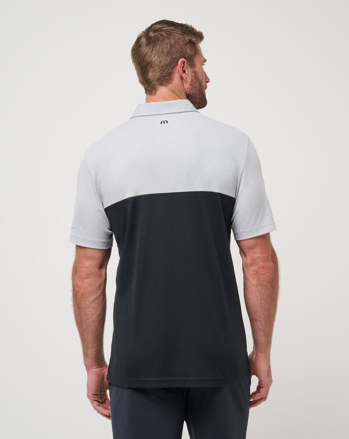 USC Drop Back Polo Heather Grey/Black | Travis Mathew Latest