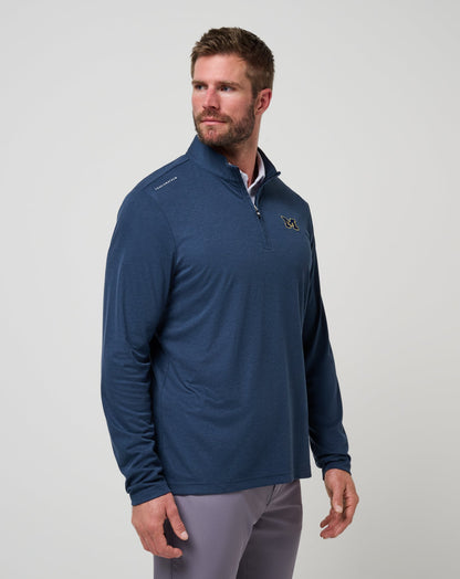 Michigan Time To Tailgate Quarter Zip Navy | Travis Mathew Special Offer