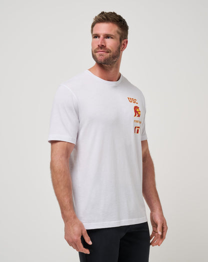 USC Playoffs 2.0 Tee White | Travis Mathew Deals
