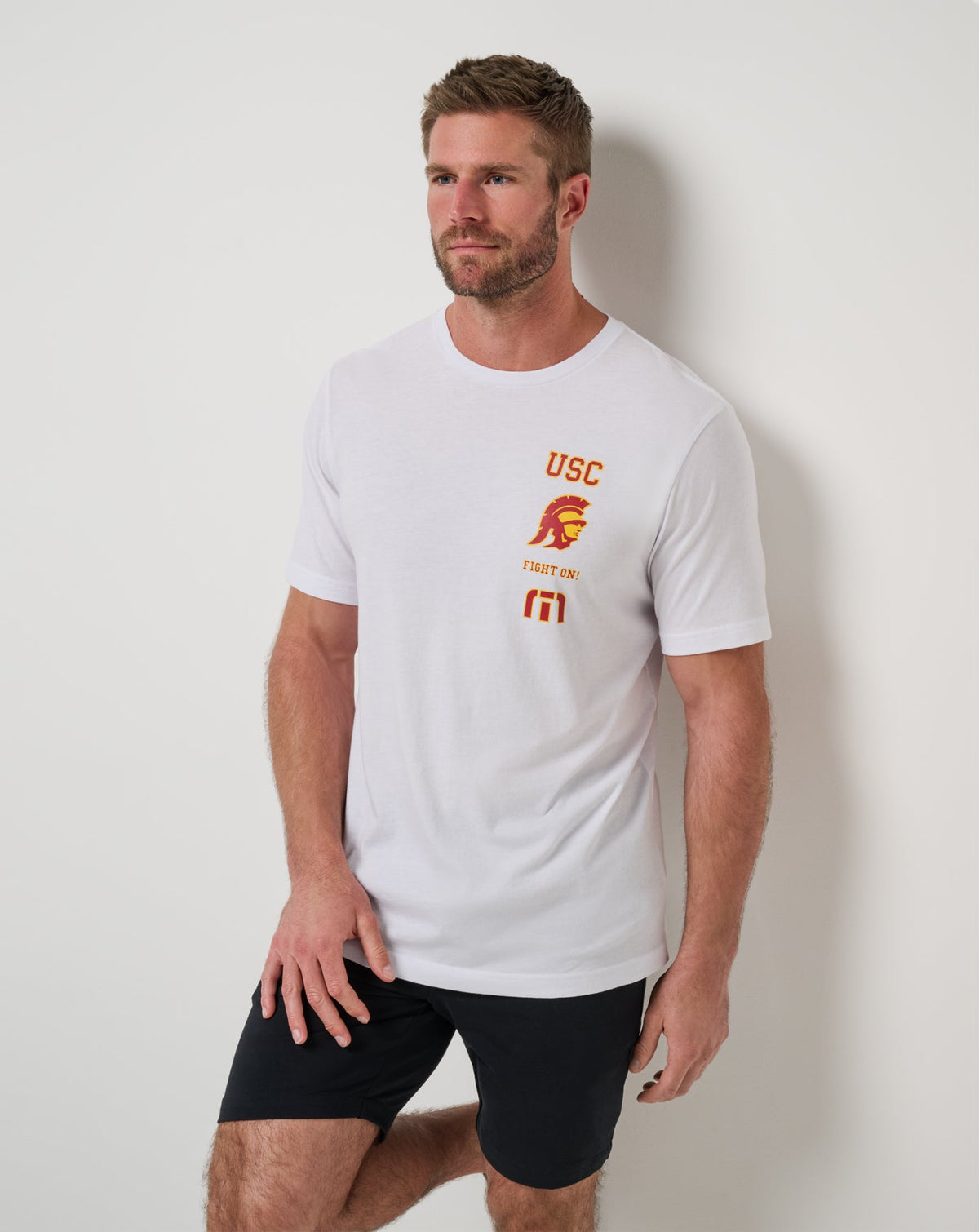 USC Playoffs 2.0 Tee White | Travis Mathew Deals