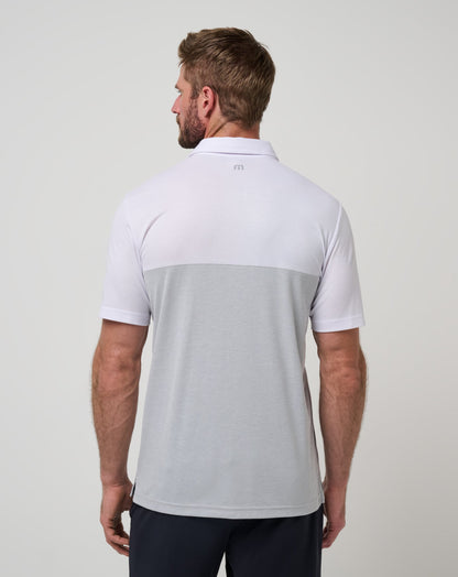 USC Drop Back Polo White/Heather Grey | Travis Mathew Recommended