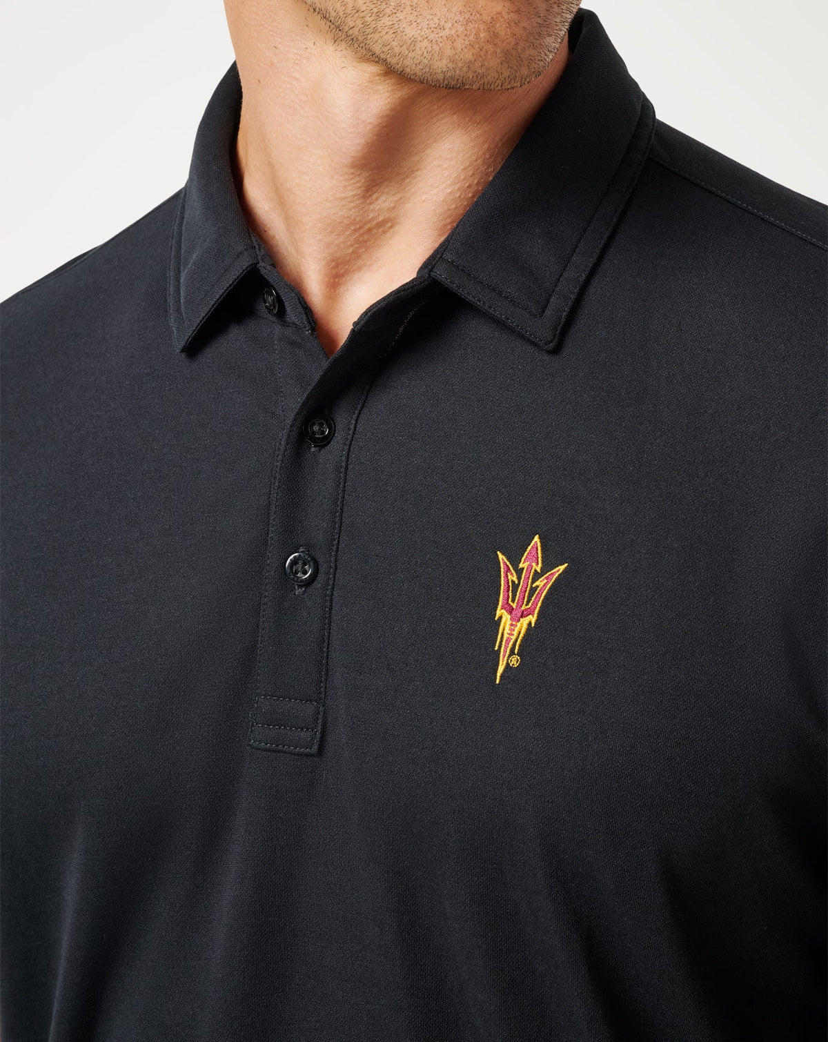 ASU School Pride Polo Black | Travis Mathew Deals
