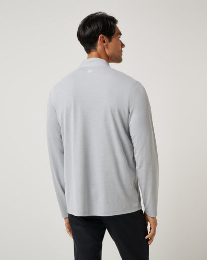 ASU Time To Tailgate Quarter Zip Heather Grey | Travis Mathew Recommended