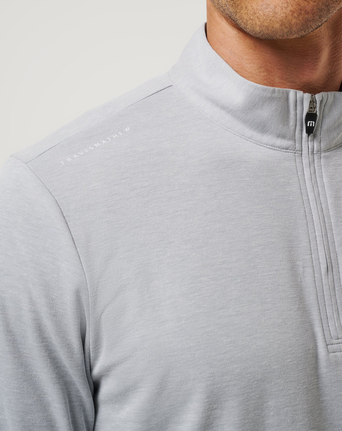 ASU Time To Tailgate Quarter Zip Heather Grey | Travis Mathew Recommended