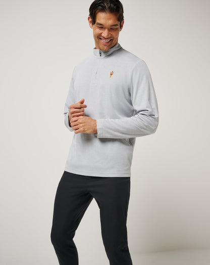 ASU Time To Tailgate Quarter Zip Heather Grey | Travis Mathew Recommended