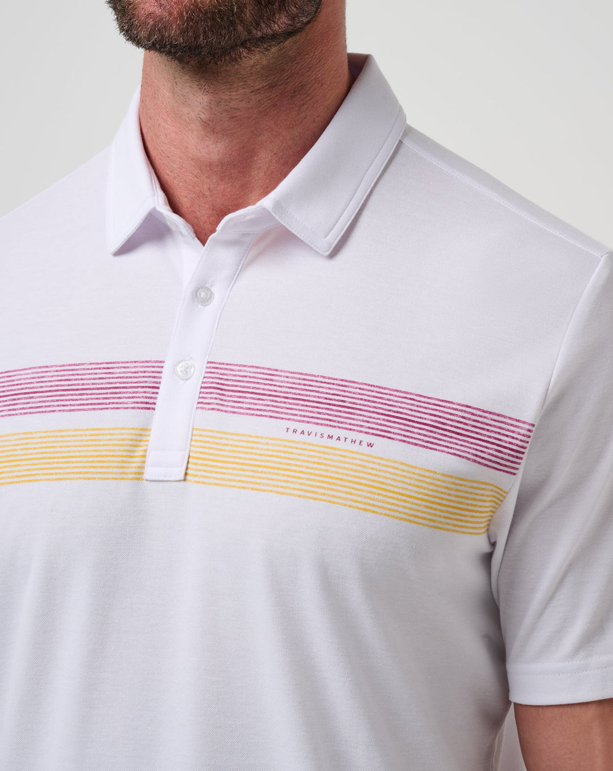 ASU Top Recruit Polo White/Maroon | Travis Mathew Recommended