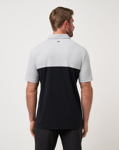 ASU Drop Back Polo Heather Grey/Black | Travis Mathew Great Value