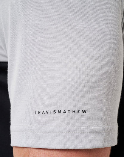 ASU Drop Back Polo Heather Grey/Black | Travis Mathew Great Value
