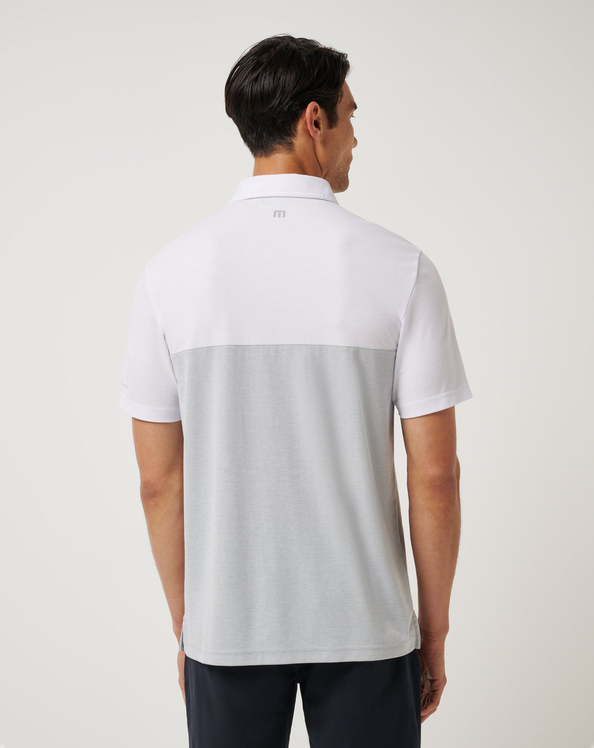 ASU Drop Back Polo White/Heather Grey | Travis Mathew Discount