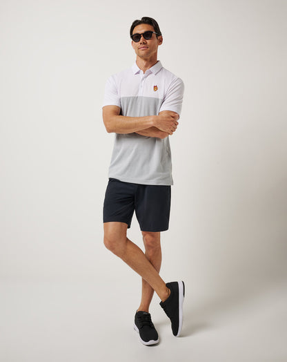 ASU Drop Back Polo White/Heather Grey | Travis Mathew Discount