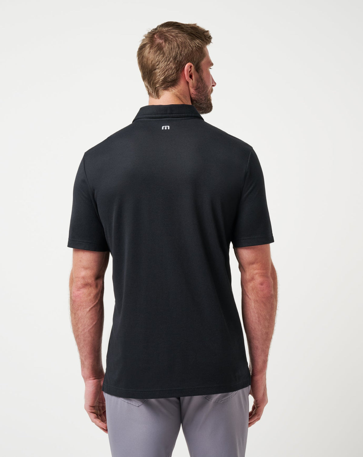 Stanford School Pride Polo Black | Travis Mathew Classic