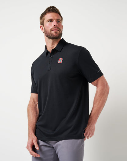 Stanford School Pride Polo Black | Travis Mathew Classic