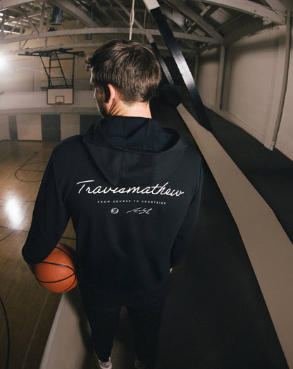 Shot Maker Cloud Hoodie Black | Travis Mathew New