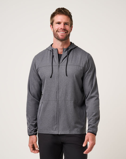 Court Control Hoodie Heather Dark Grey | Travis Mathew Recommended