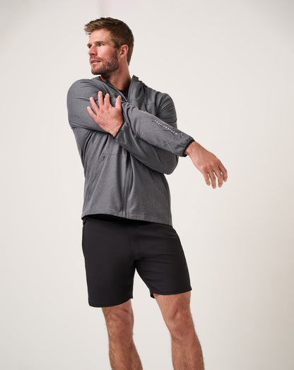 Court Control Hoodie Heather Dark Grey | Travis Mathew Recommended