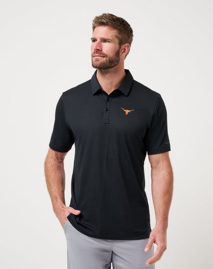 UT Austin School Pride Polo Black | Travis Mathew Great Value
