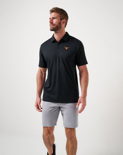 UT Austin School Pride Polo Black | Travis Mathew Great Value