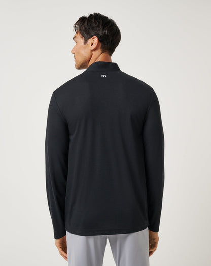 UT Austin Time To Tailgate Quarter Zip Black | Travis Mathew Recommended