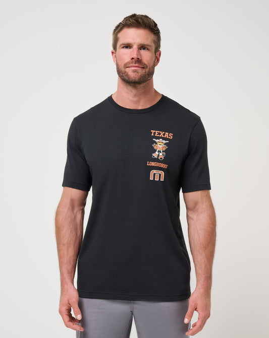 UT Austin Playoffs 2.0 Tee Black | Travis Mathew Best Seller