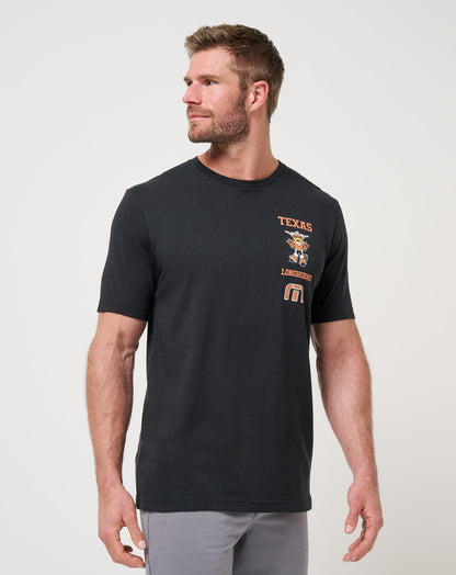 UT Austin Playoffs 2.0 Tee Black | Travis Mathew Best Seller