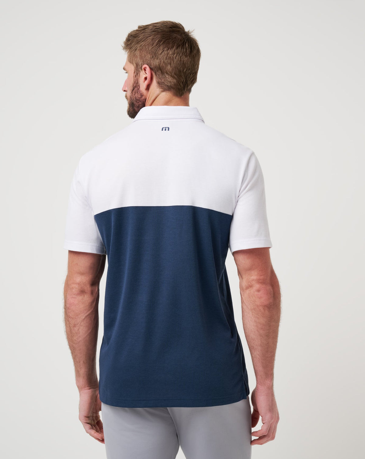 PSU Drop Back Polo White/Navy | Travis Mathew Recommended