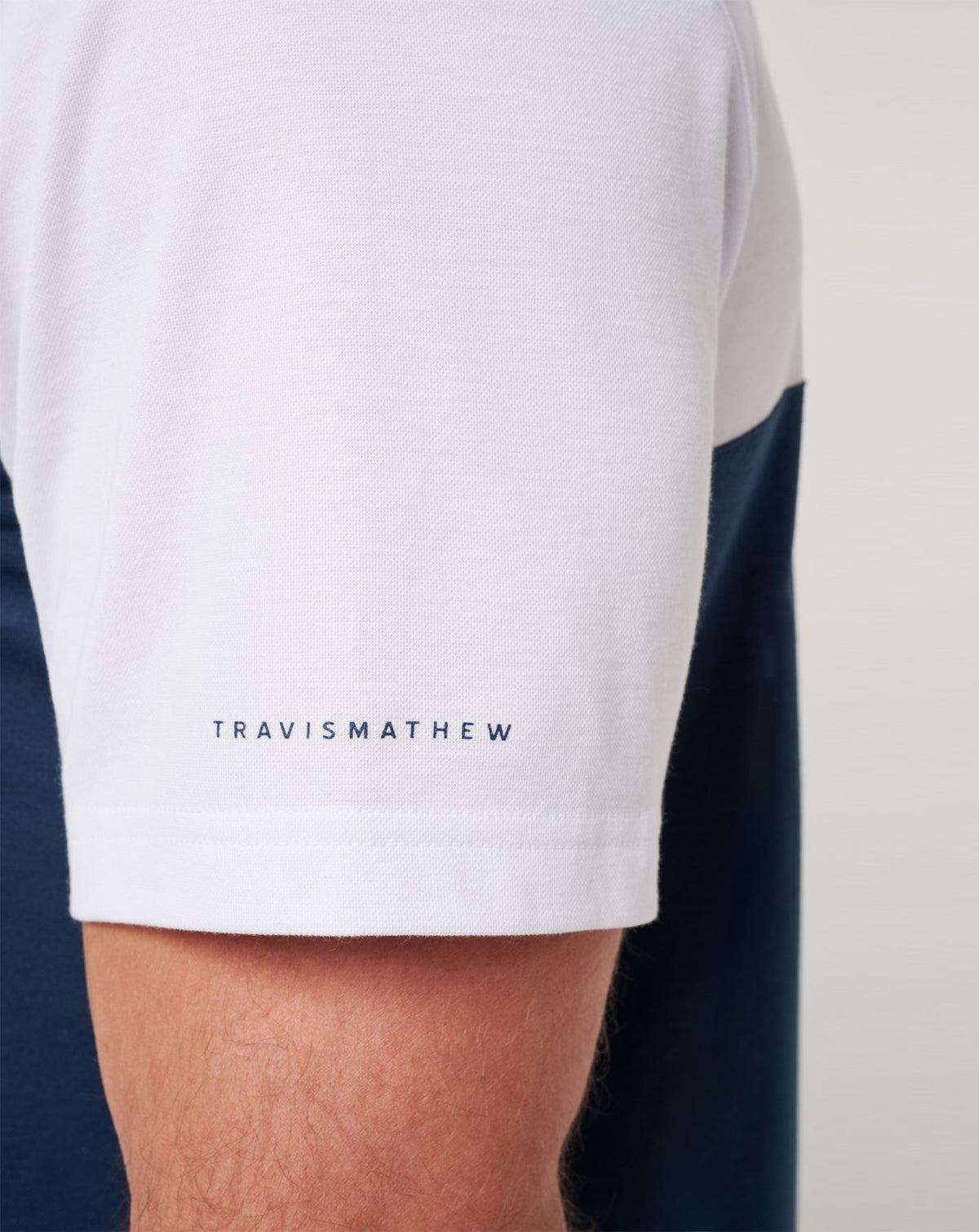 PSU Drop Back Polo White/Navy | Travis Mathew Recommended